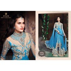 Blue ZOYA SAPPHIRE WEDDING WEAR DESIGNER DRESS